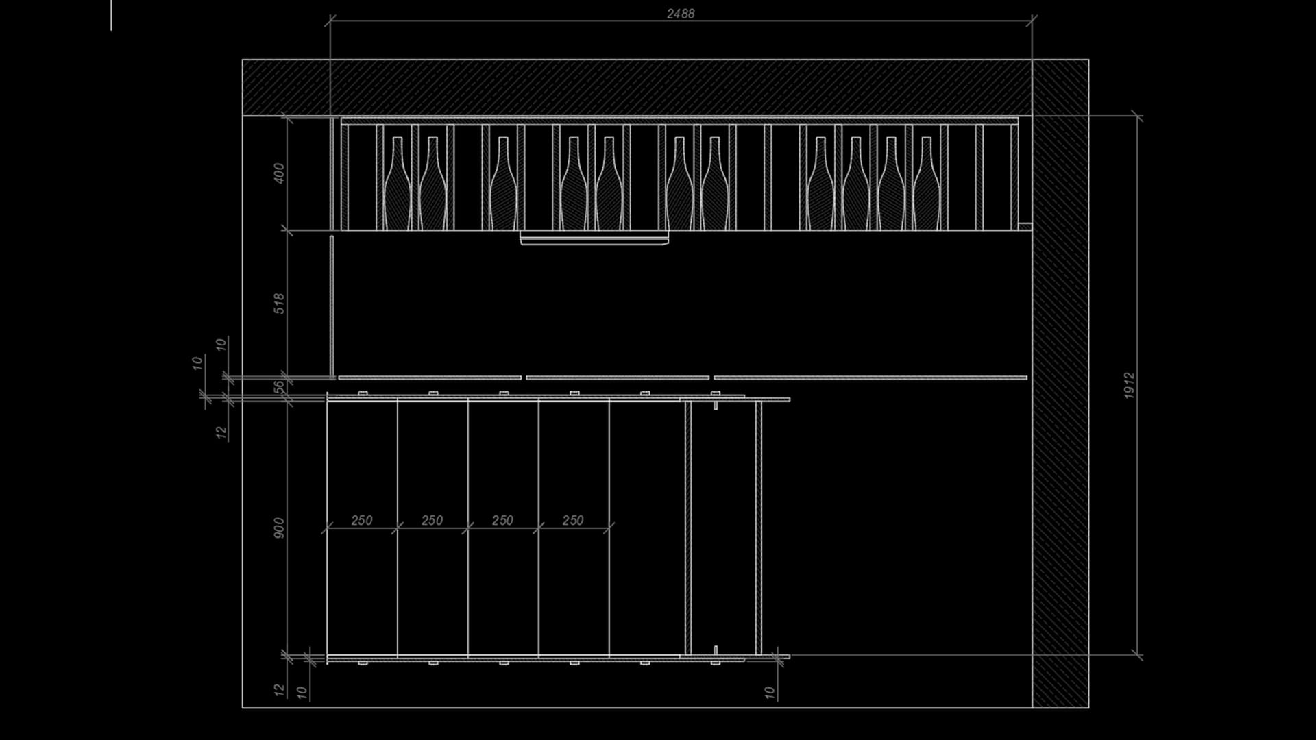 Bespoke staircase blueprint and drawing 8