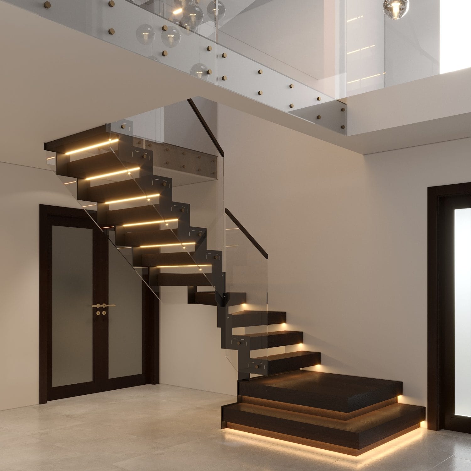 Discover our zig-zag staircase project named "Stratford"