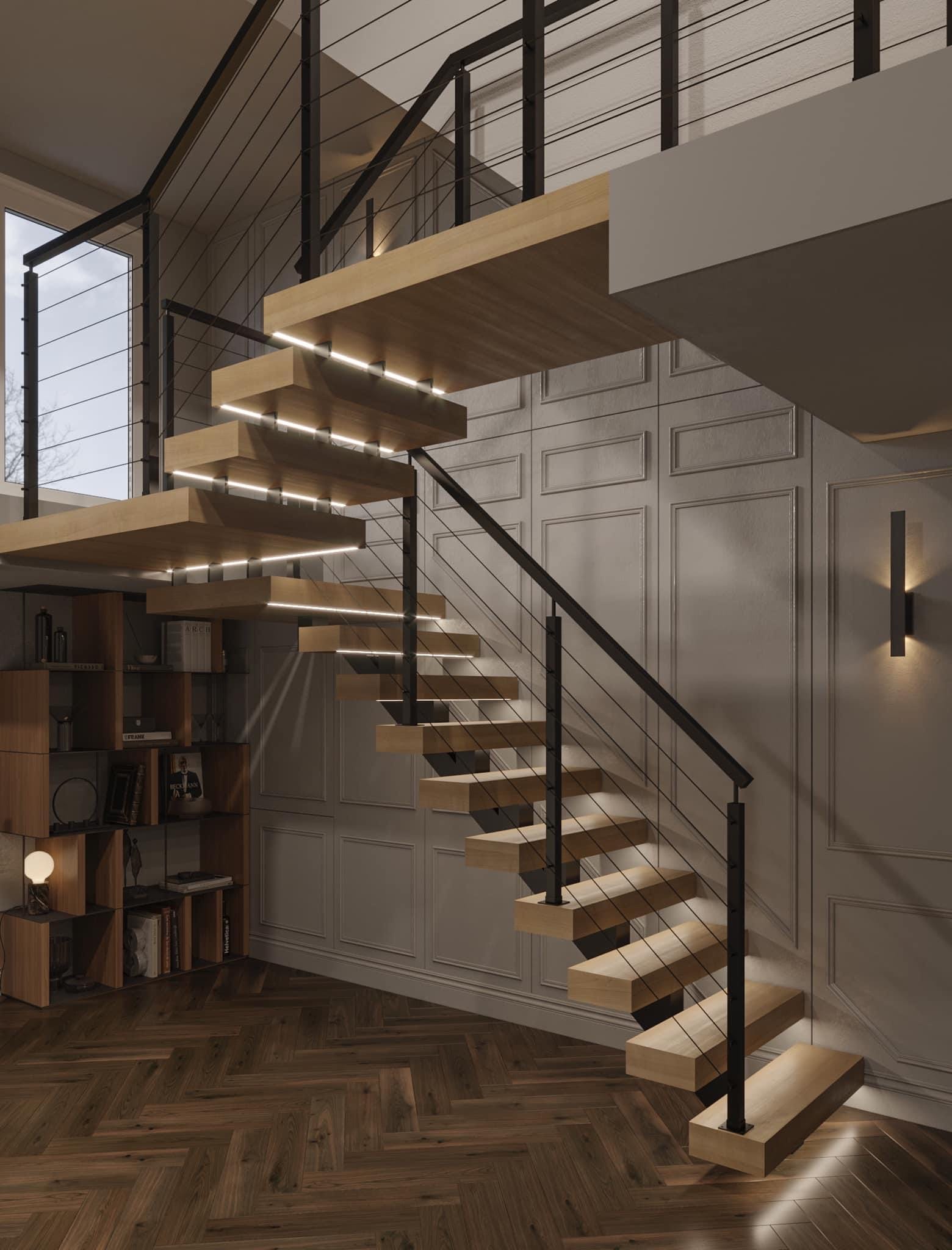 Explore how V.P Stairs Ltd crafts staircases like the Brixton, where functional safety meets luxury in design and material choice.