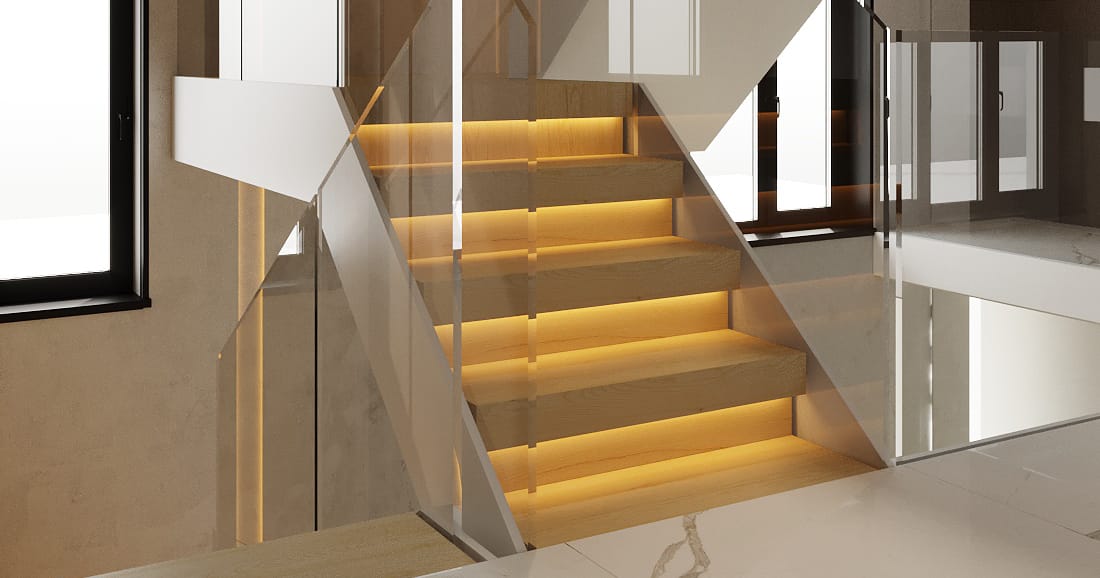 Barnes Staircase: Modern luxury and elegance