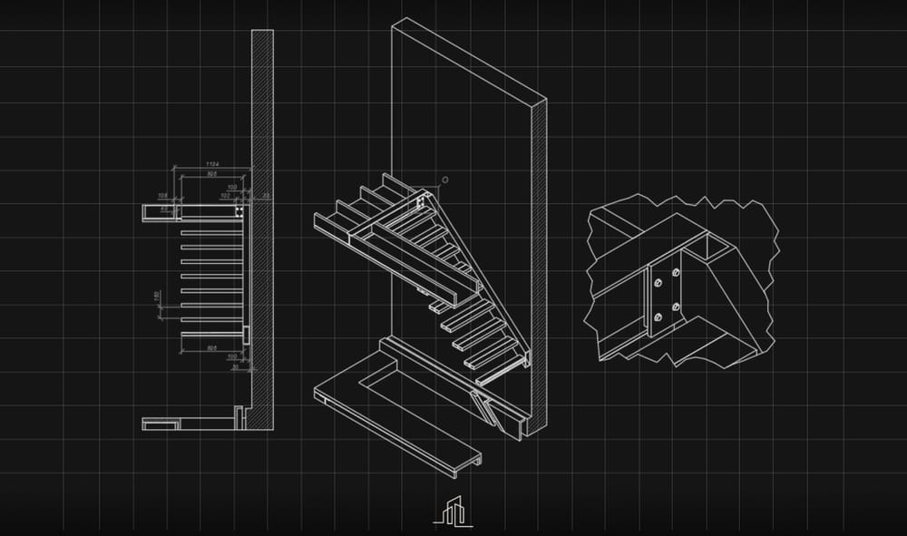 Detailed comparison of metal and wood staircases