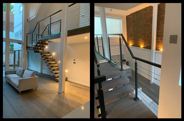 Design Features of the Staircase in a Loft Style House