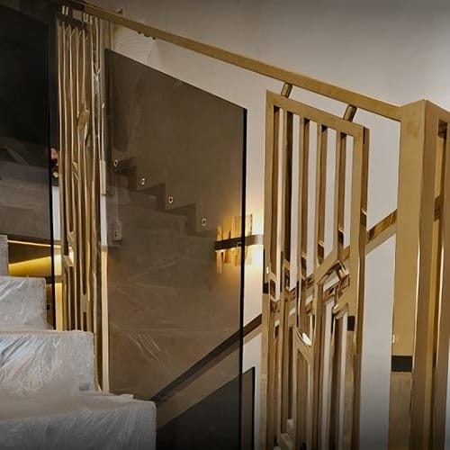 Choose Gold Balusters for Your Staircase