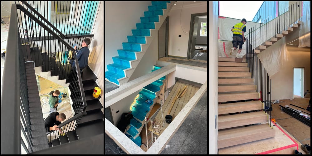 the stages of creating turnkey staircases in the UK