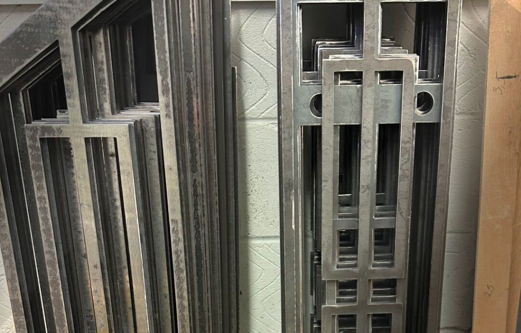 Metal staircase materials