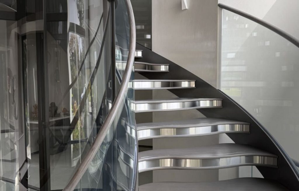 staircase project with unusual design