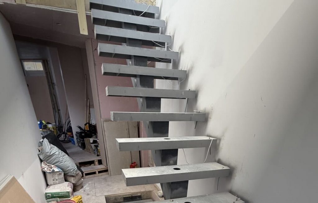 The process of staircase installation