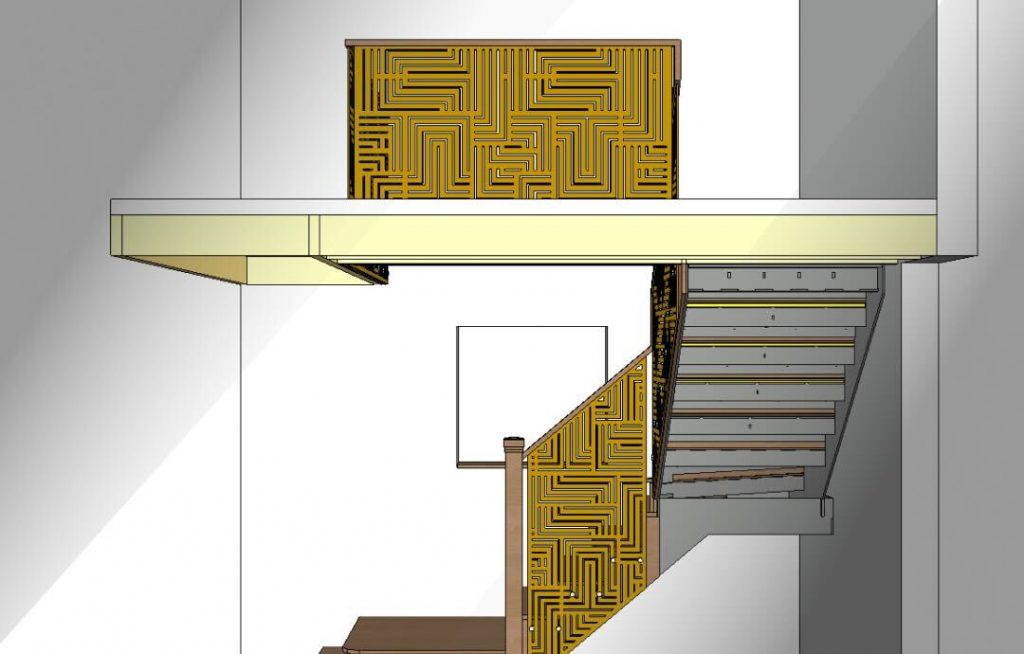Staircase layout. Steps for planning a bespoke staircase