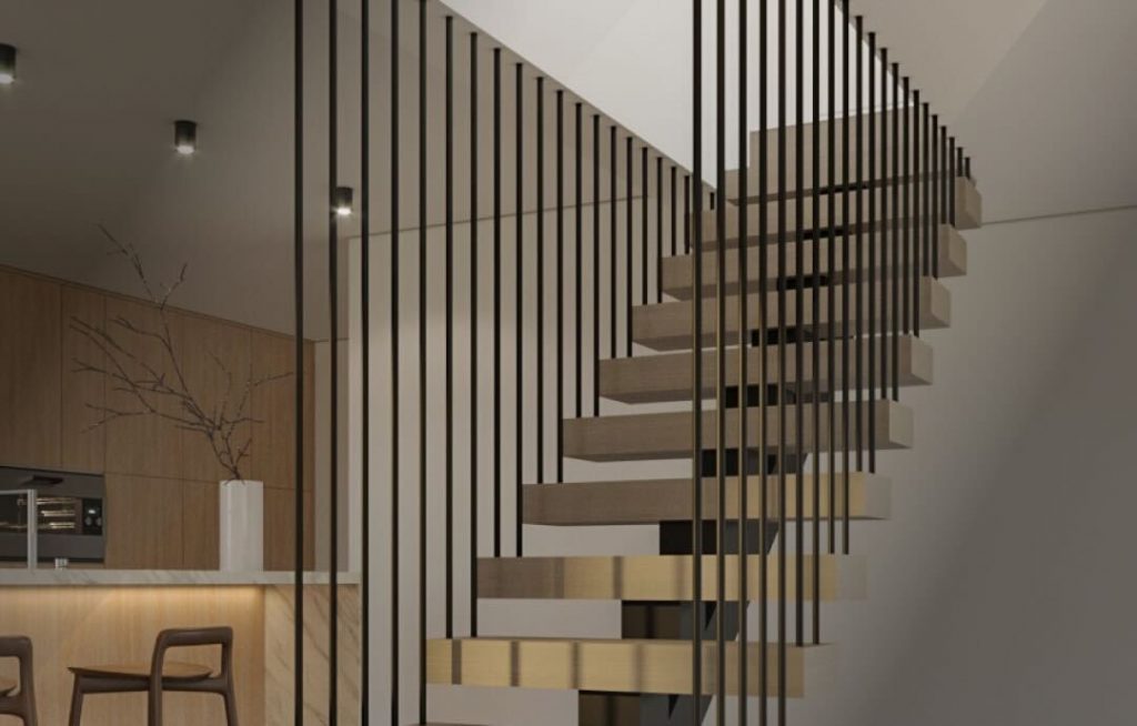 Seasonal staircase decorating
