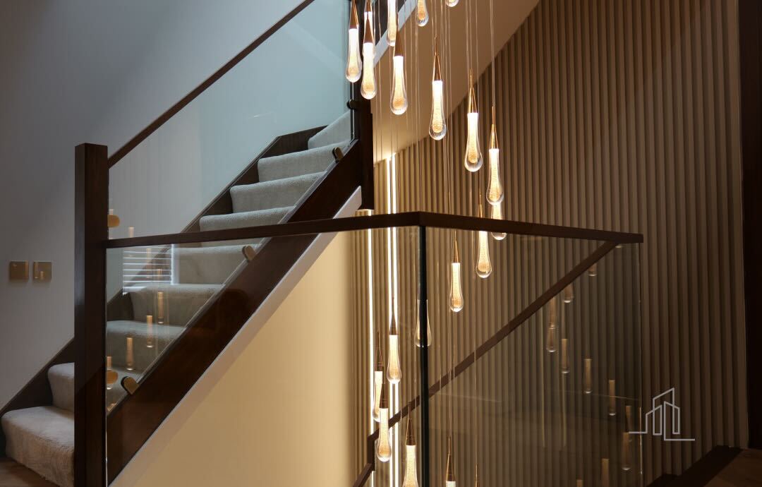 Modern staircase with quality materials