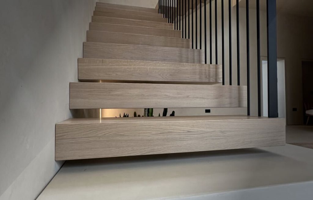 Using oak for staircase steps
