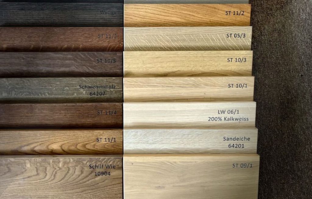 Wood FSC certified oak timber for bespoke staircases by V.PSTAIRS