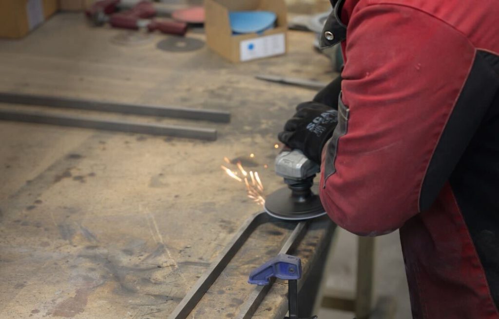 Processing of materials for external stairs