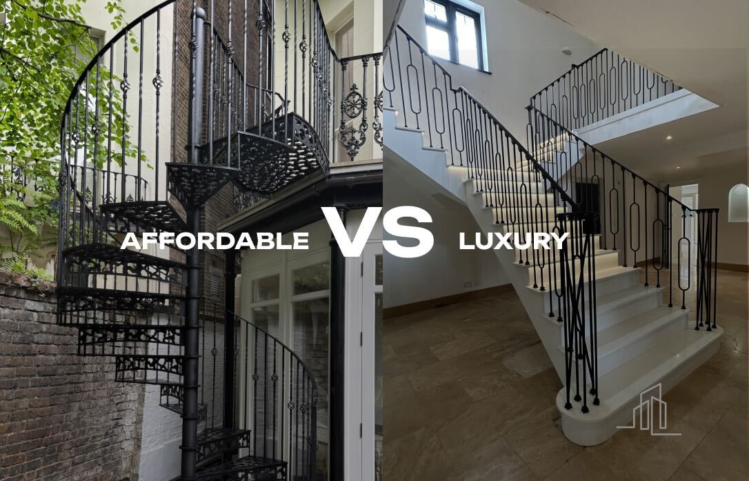 Overview of affordable and luxurious staircases made from metal structures in the UK
